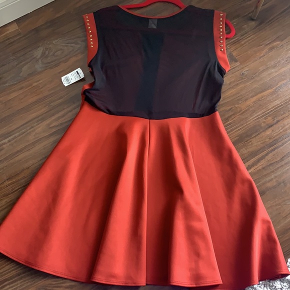 Unworn Eien Rust Skater Dress Size 1X - Picture 8 of 12